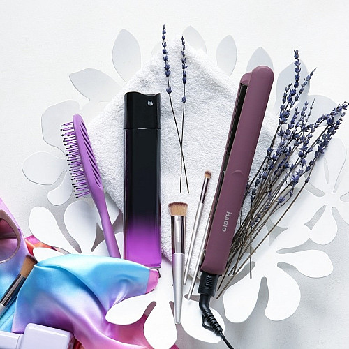 Выпрямитель утюжок для волос Magio МG-721 керамические пластины Purple