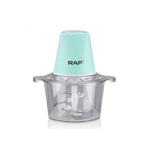 Кухонний подрібнювач чоппер RAF R-7011 2L 600 Вт Бірюзовий
