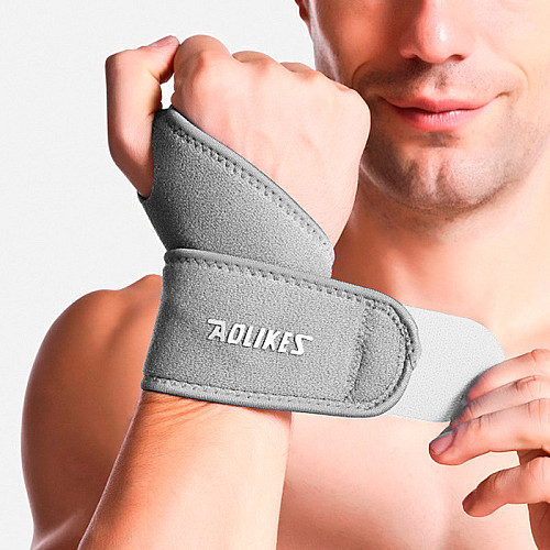 Бандаж-фиксатор зап'ястя Aolikes A-7937 One Size Сірий (8137-59214)