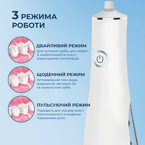 Портативный ирригатор Luxury Travel White Seago (207436033)