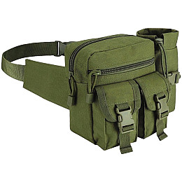 Тактична поясна наколінна сумка Edibazzar Хакі (3053238119577)