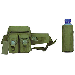 Тактична поясна наколінна сумка Edibazzar Хакі (3053238119577)