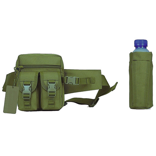 Тактична поясна наколінна сумка Edibazzar Хакі (3053238119577)