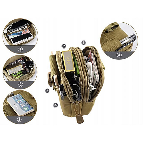 Подсумок тактичний армійський для мобільного телефону Verk Group Койот (S1645228)