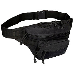 Тактична поясна наколінна сумка Edibazzar Чорний (ST92AAA black)