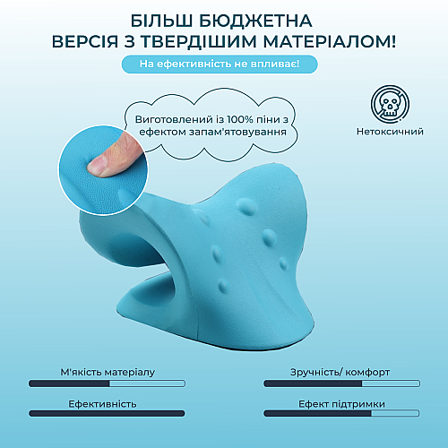 Массажная подушка для шеи и спины Massage Pillow (Релаксатор) EVA