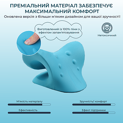 Массажная подушка для шеи и спины Massage Pillow (Релаксатор) PU