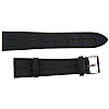 Кожаний ремінець для годинників під крокодила Mykhail Ikhtyar ширина 20 мм Чорний (S20-619S black)
