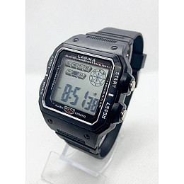 Часы наручные спортивные влагостойкие Lasika Sports W-F117 Черные (IBW877B)