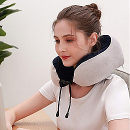 Массажер для шеи U-Shaped Massage Pillow Shake (3_03768)
