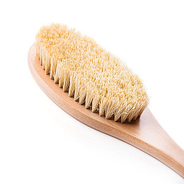 Массажная щетка для сухого массажа сизалевая Hillary