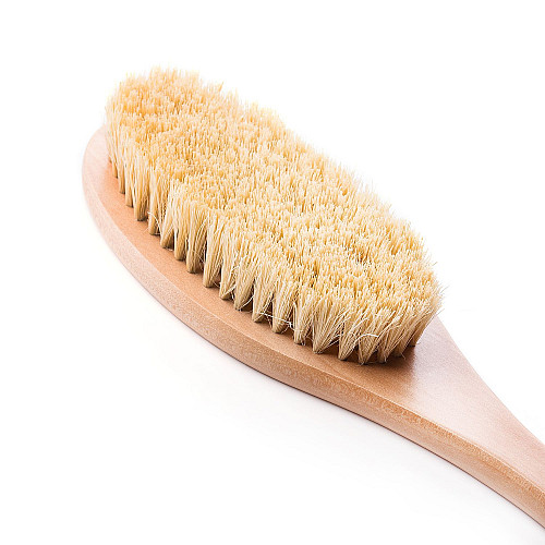 Массажная щетка для сухого массажа сизалевая Hillary