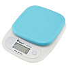 Електронні кухонні ваги Domotec MS-125 з чашею 7 кг Blue