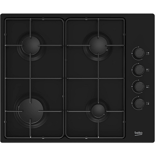 Газова варильна поверхня Beko HIGG 64123 SB Чорний (6739347)