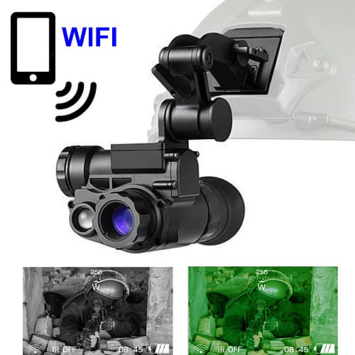 Монокуляр ночного видения ПНВ wifi 6Х и креплением на шлем Nectronix NVG10 (100971)