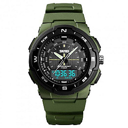 Чоловічі спортивні годинники Skmei 1454 Зелений