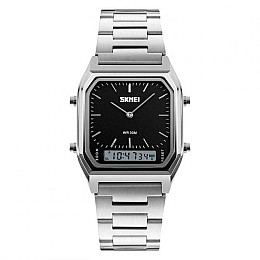 Наручные мужские часы Skmei 1220 Tango Серебристый