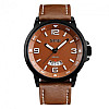 Чоловічі класичні наручні годинники Skmei 9115 Коричневий