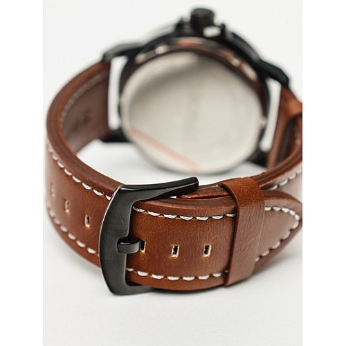 Чоловічі класичні наручні годинники Skmei 9115 Коричневий