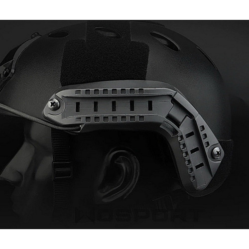 Рейкове кріплення на шолом каску GoPro FAST 18x6.3x5 см Чорний (1726647976)