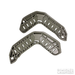 Рейкове кріплення на шолом для камери GoPro FAST 18x6.3x5 см Оливковий (1726650412)