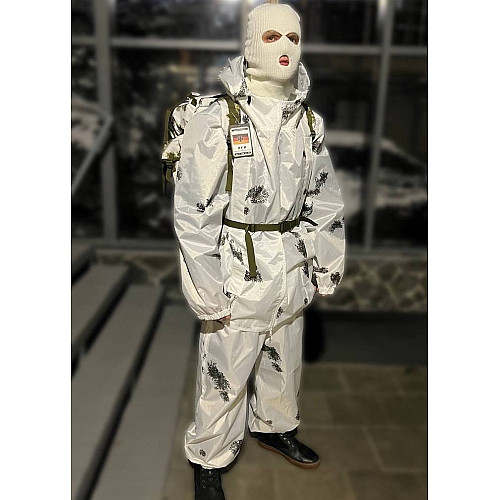 Костюм маскувальний No Brand Зима One Size Білий (1727780769)