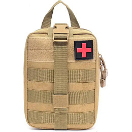 <p>Подсумок под аптечку No Brand 21х15 см Койот (1732645743)</p>