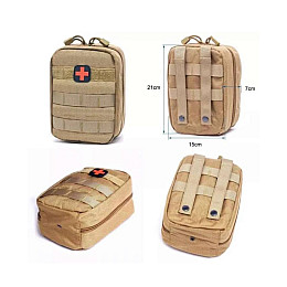 <p>Подсумок под аптечку No Brand 21х15 см Койот (1732645743)</p>