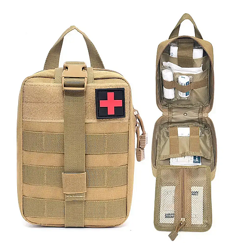 <p>Подсумок под аптечку No Brand 21х15 см Койот (1732645743)</p>