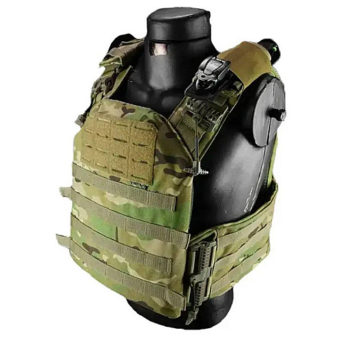 Плитоноска без плит з швидким скиданням No Brand Cordura 1000D IRR One Size Мультикам (1747835778)