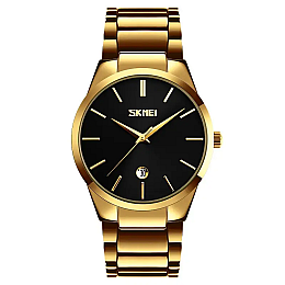 Мужские наручные часы Skmei 9140 Золотистый