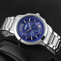 Чоловічі наручні годинники Skmei Tandem 9097 С