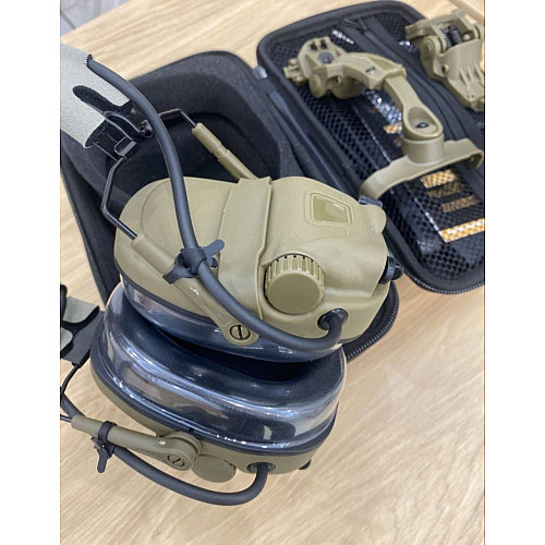 Наушники активні з шумоподавленням WoSporT HD-17 Оливковий (1786126698)