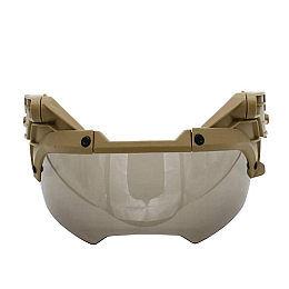 Очки захисні No Brand Vulpo 18.2x4.5 см Койот (1794585004)