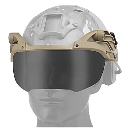 Очки захисні No Brand Vulpo 18.2x4.5 см Койот (1794585004)