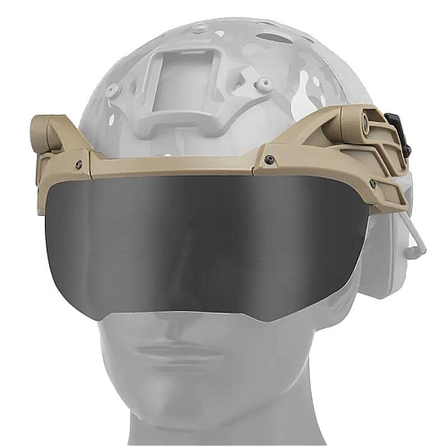 Очки захисні No Brand Vulpo 18.2x4.5 см Койот (1794585004)