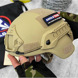 Тактичний шолом Tech F-S02 Ahold Revixun 3А Універсальний Койот