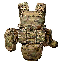 Плитоноска без плит з підсумками No Brand М6 One Size Мультикам (1833758524)