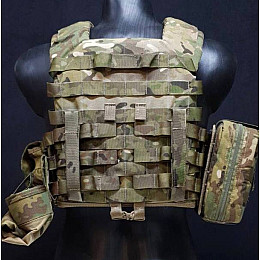 Плитоноска без плит з підсумками No Brand М6 One Size Мультикам (1833862514)