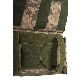 Плитоноска без плит з підсумками No Brand Molle One Size Піксель (1833928577)