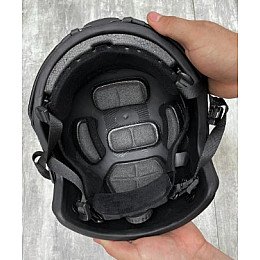 Тактичний шолом FAST IIIA NIJ і кавер Чорний 1850814721