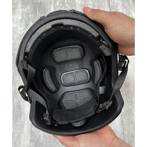 Тактичний шолом FAST IIIA NIJ і кавер Чорний 1850814721