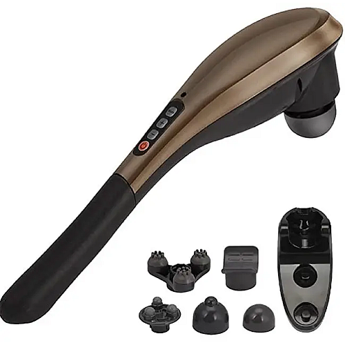 Массажер ручной вибрационный Benbo АМ-12 Коричневый (1887063773)