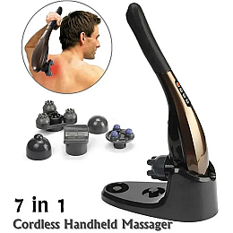 Массажер ручной вибрационный Benbo АМ-12 Коричневый (1887063773)