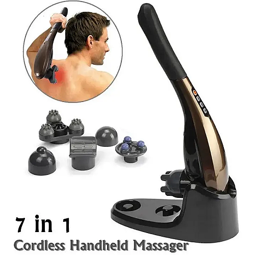 Массажер ручной вибрационный Benbo АМ-12 Коричневый (1887063773)