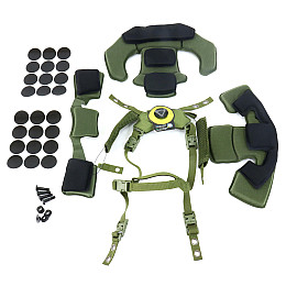 Система кріплень для шолома Wendy system з подушками One Size Оливковий (1900262494)