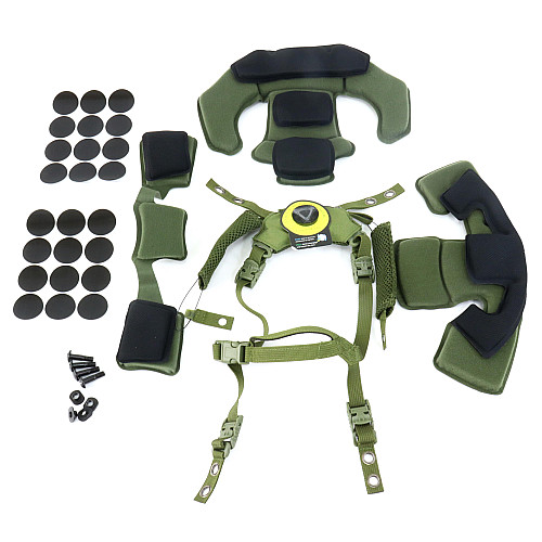 Система кріплень для шолома Wendy system з подушками One Size Оливковий (1900262494)