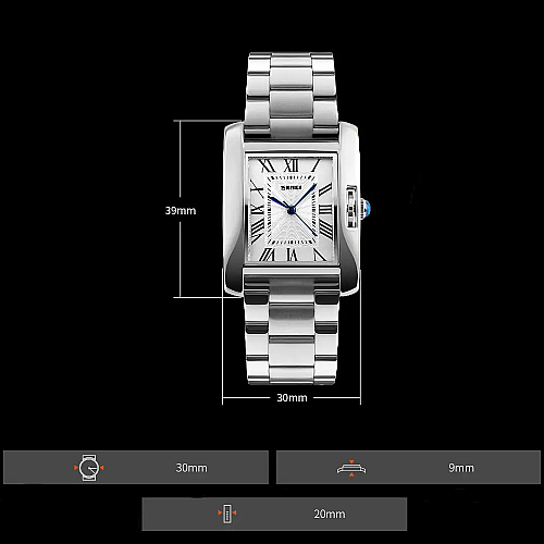 Женские наручные часы Skmei 1284 Серебристый