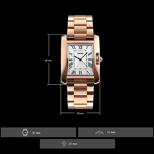 Женские наручные часы Skmei 1284 Золотистый