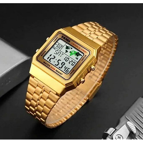 Мужские наручные часы Skmei 1338 Золотистый